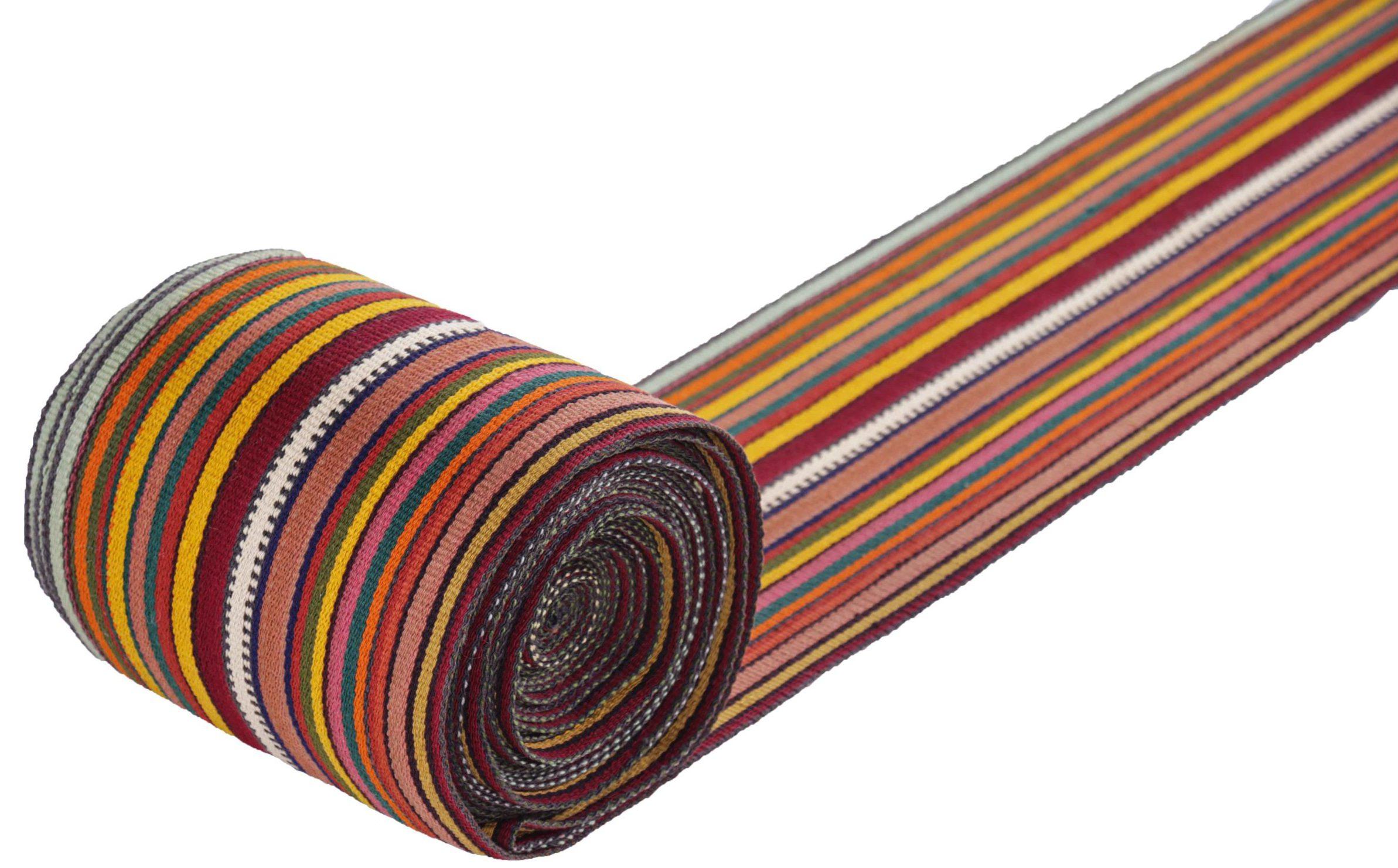 20th Century Persian Kilim Runner Rug Circa 1910 - Wool Blue Green Orange Pink Red - 91560 For Sale