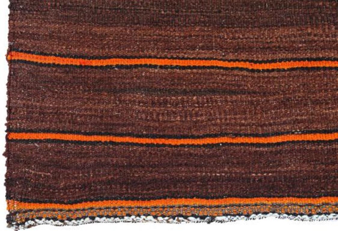 Rug & Kilim persiano del 1910 - Lana, marrone, arancione, giallo - 91247 In condizioni ottime in vendita a Dallas, TX