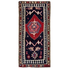Rug & Kilim persiano del 1910 - Lana, nero, avorio, rosso - 91233