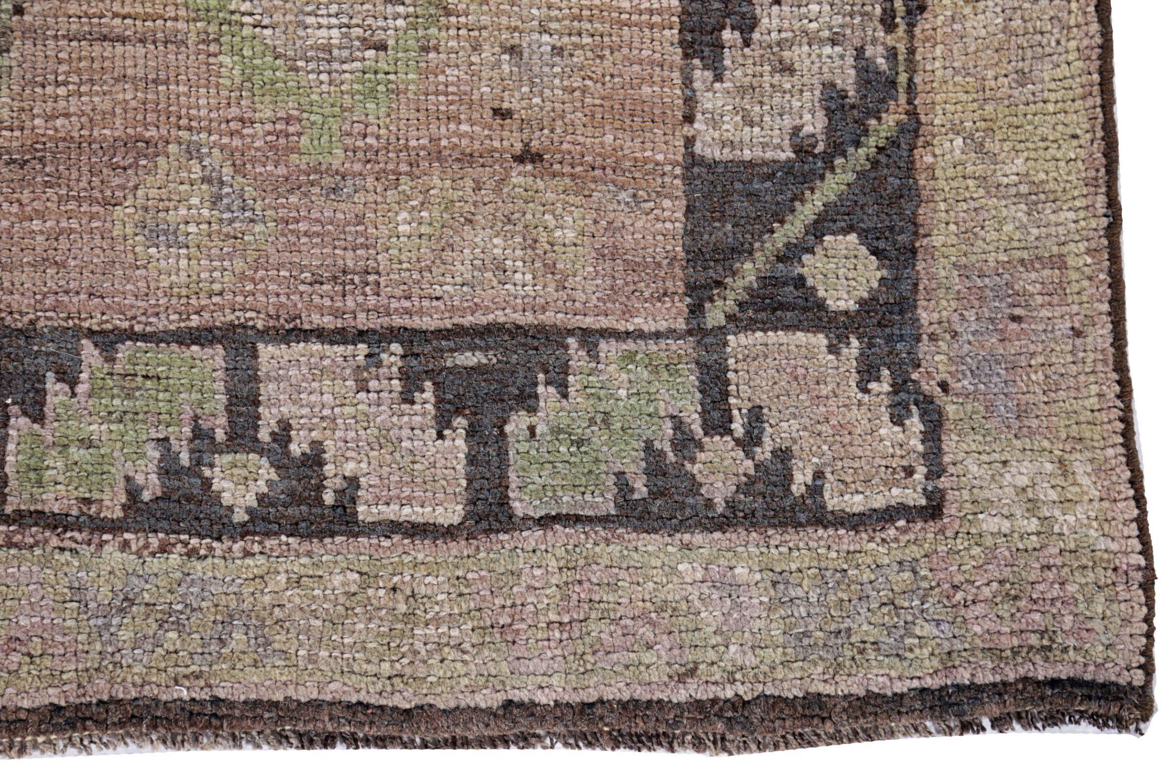 Persischer Kelim-Teppich Circa 1910 - Wolle Schwarz Elfenbein Rot Design - 91486 im Zustand „Hervorragend“ im Angebot in Dallas, TX