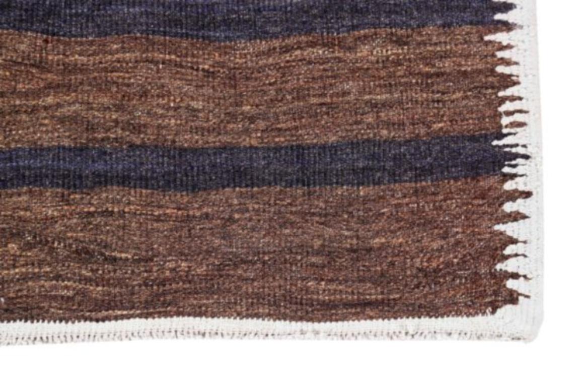 Persischer Kilim Kleiner Teppich CIRCA 1910 - Wolle Blau Braun Rosa Gelb Design - 91545 (20. Jahrhundert) im Angebot