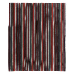 Rug & Kilim persiano del 1910 - Disegno in lana blu avorio rosso - 89190