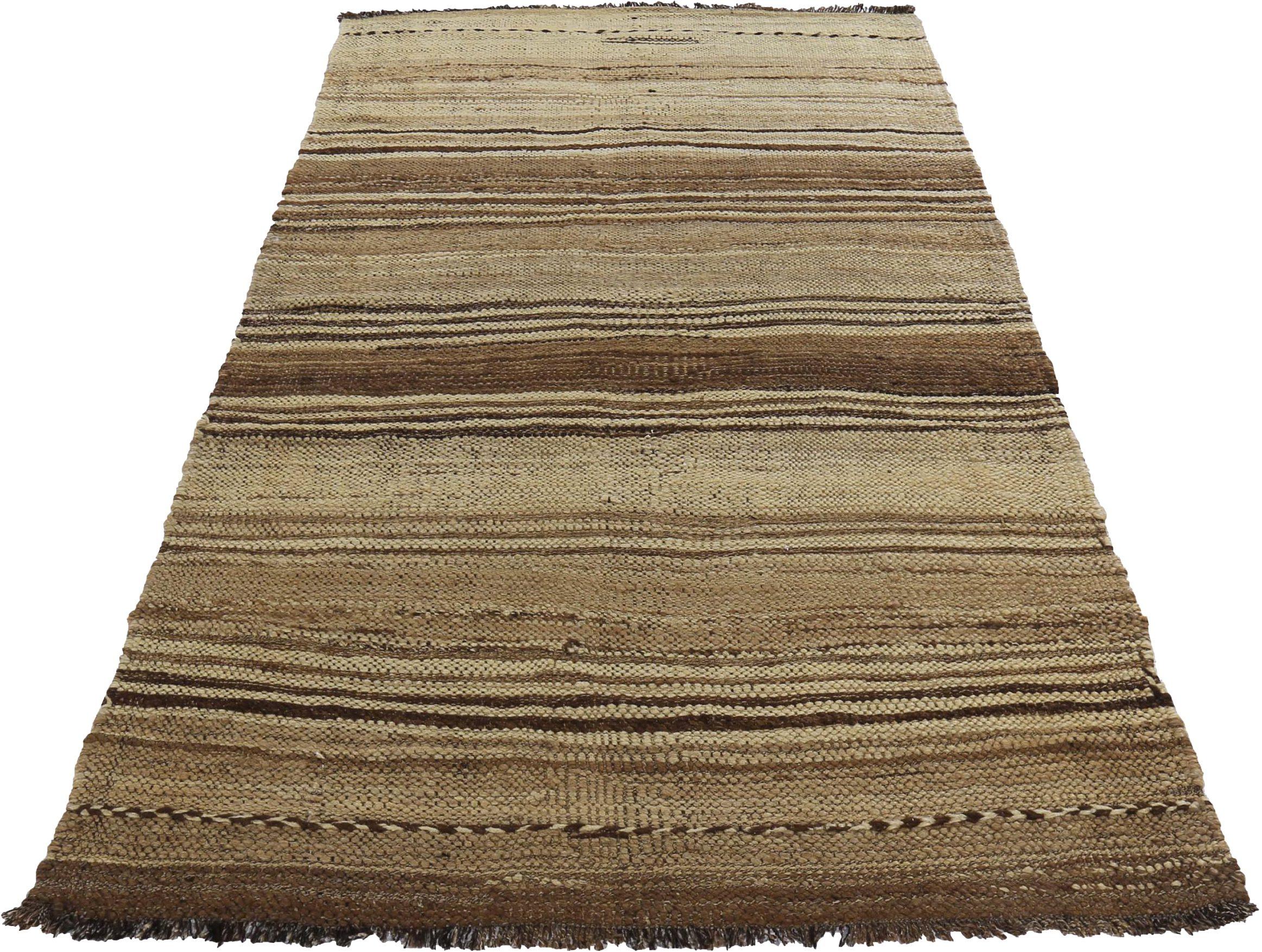 Discover the elegance of Persian Kilim featuring Small Rug in Circa 1910. Designed with Wool and BrownIvory, this exclusive design is perfect for enhancing your space.