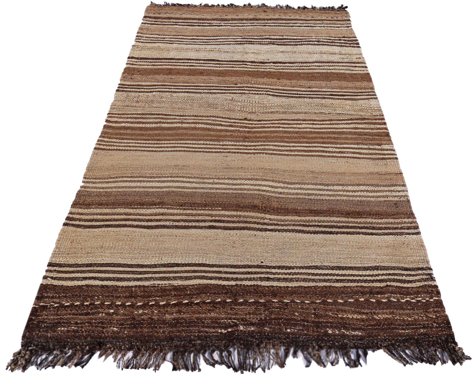 Discover the elegance of Persian Kilim featuring Small Rug in Circa 1910. Designed with Wool and BrownIvory, this exclusive design is perfect for enhancing your space.