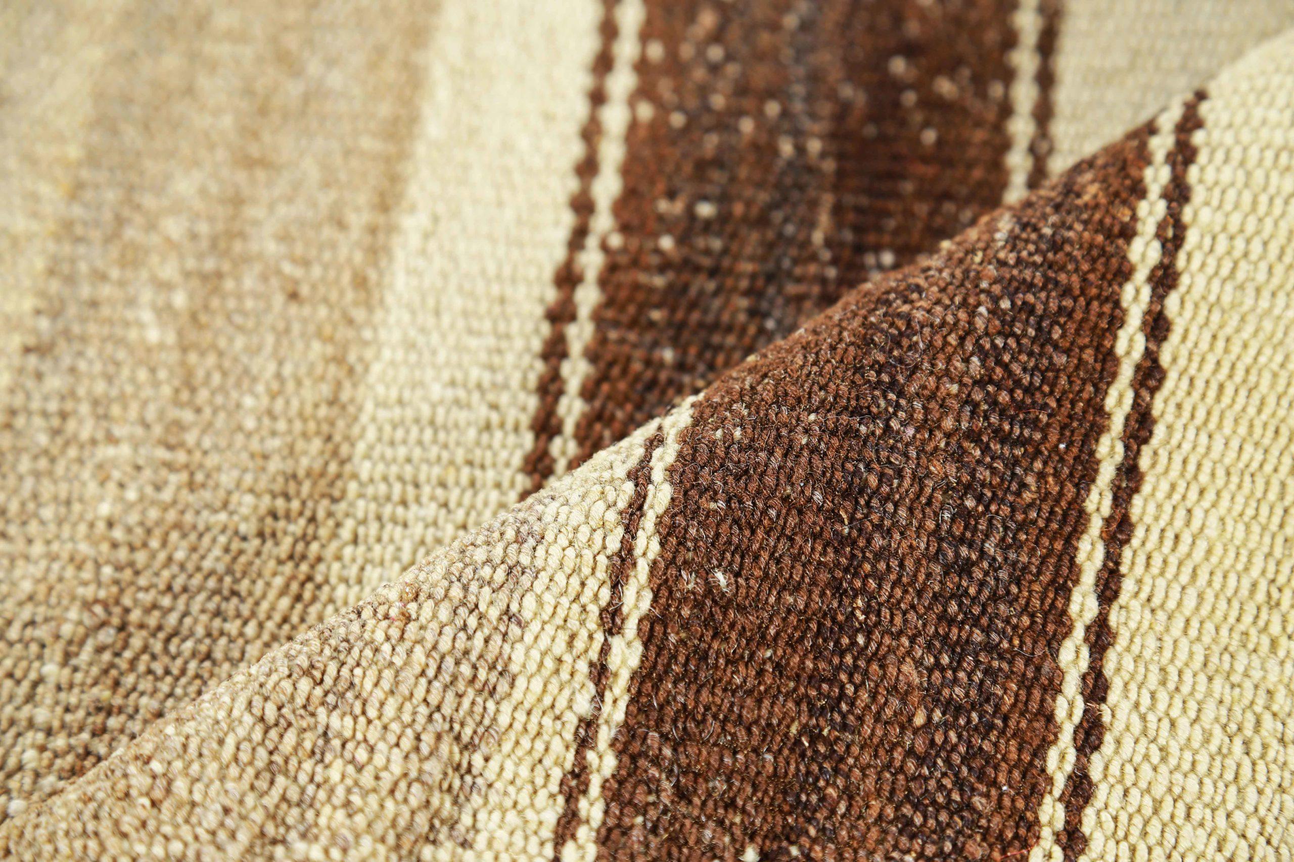 Persischer Kilim Kleiner Teppich CIRCA 1910 - Wolle Braun Elfenbein Design - 91254 (20. Jahrhundert) im Angebot