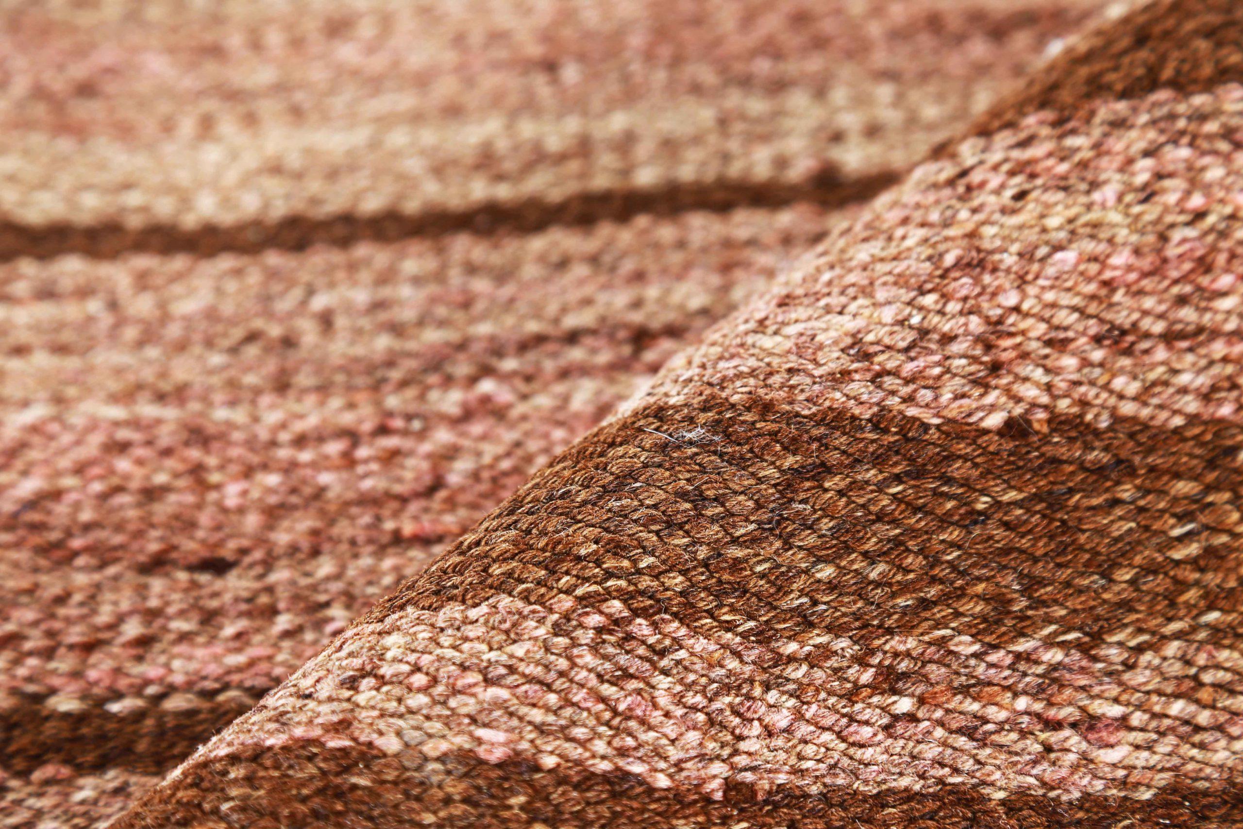 Persischer Kilim Kleiner Teppich CIRCA 1910 - Wolle Braun Elfenbein Rosa Design - 91234 (20. Jahrhundert) im Angebot