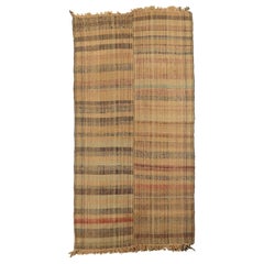 Persischer Kilim Kleiner Teppich CIRCA 1910 - Wolle Braun Elfenbein Rot 74181
