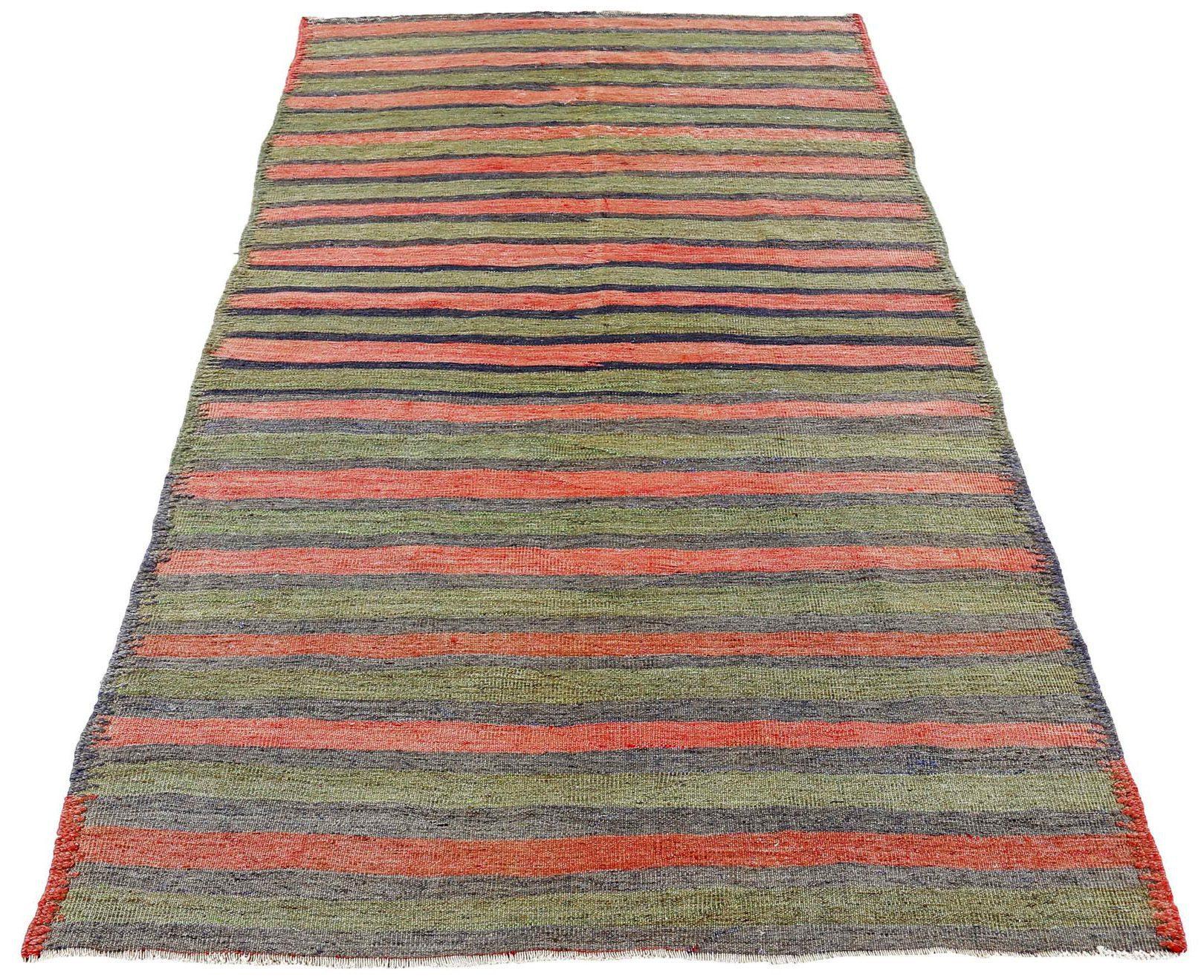 Entdecken Sie die Eleganz eines persischen Kilims mit einem kleinen Teppich von CIRCA 1910. Dieses exklusive Design aus Wolle und GrayGreenRed eignet sich perfekt, um Ihren Raum zu verschönern.