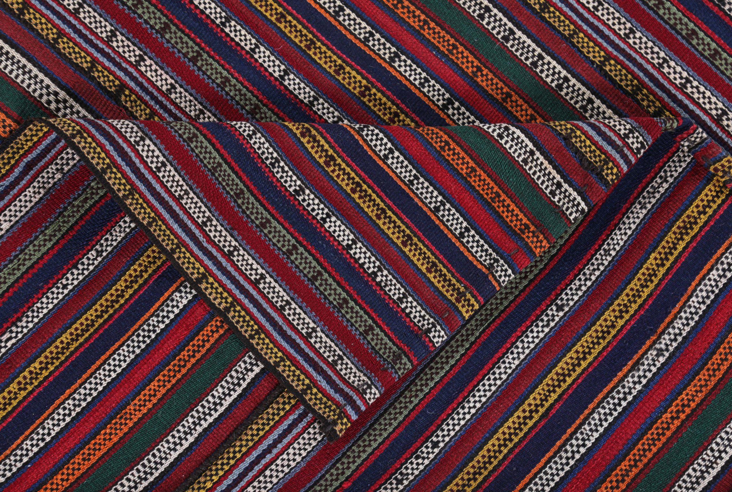 Persische Kilim Small Rug CIRCA 1910 - Wolle Elfenbein Rot Gelb Design - 89430 (20. Jahrhundert) im Angebot