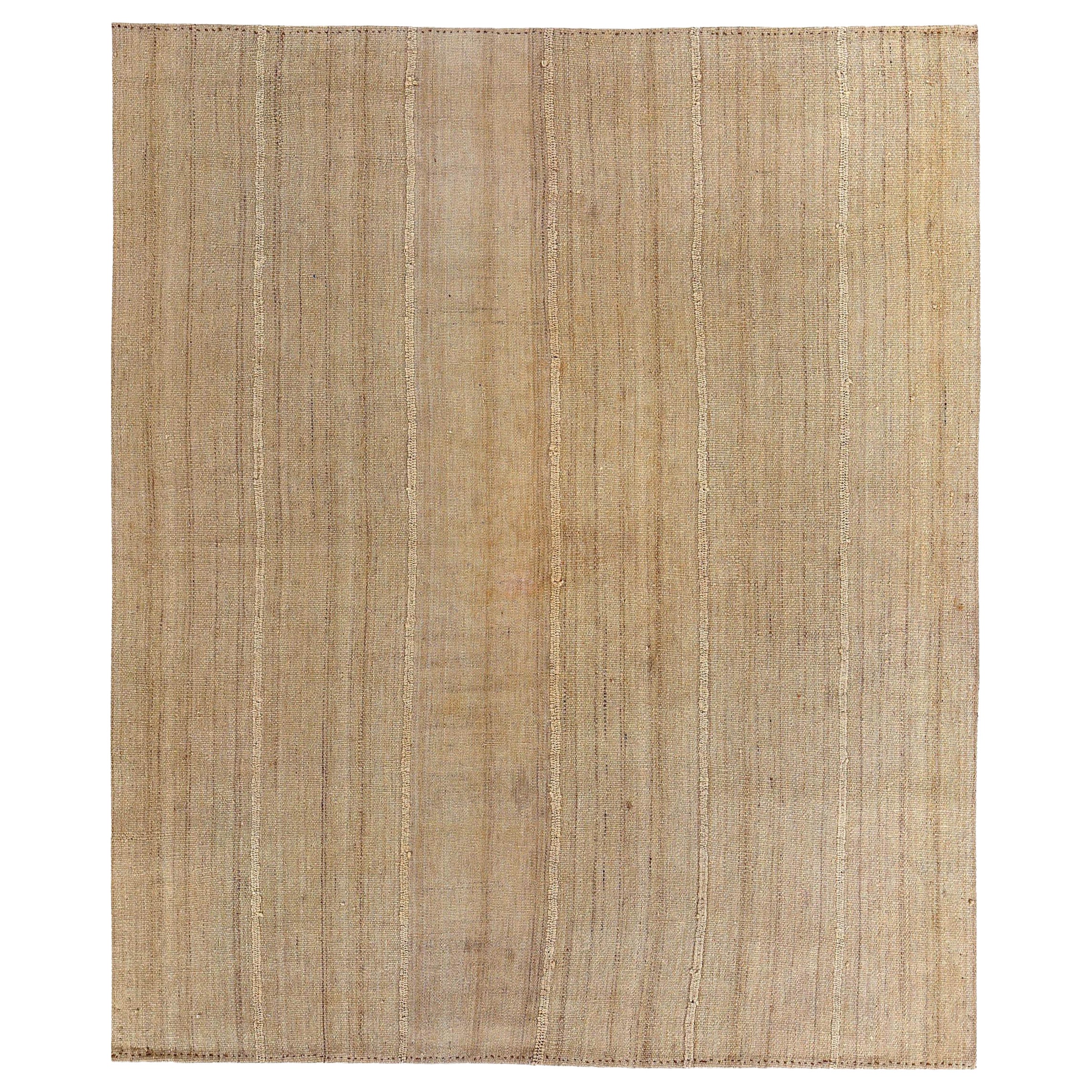 Persischer Kelim-Teppich Circa 1910 - Wolle Taupe Design - 89526