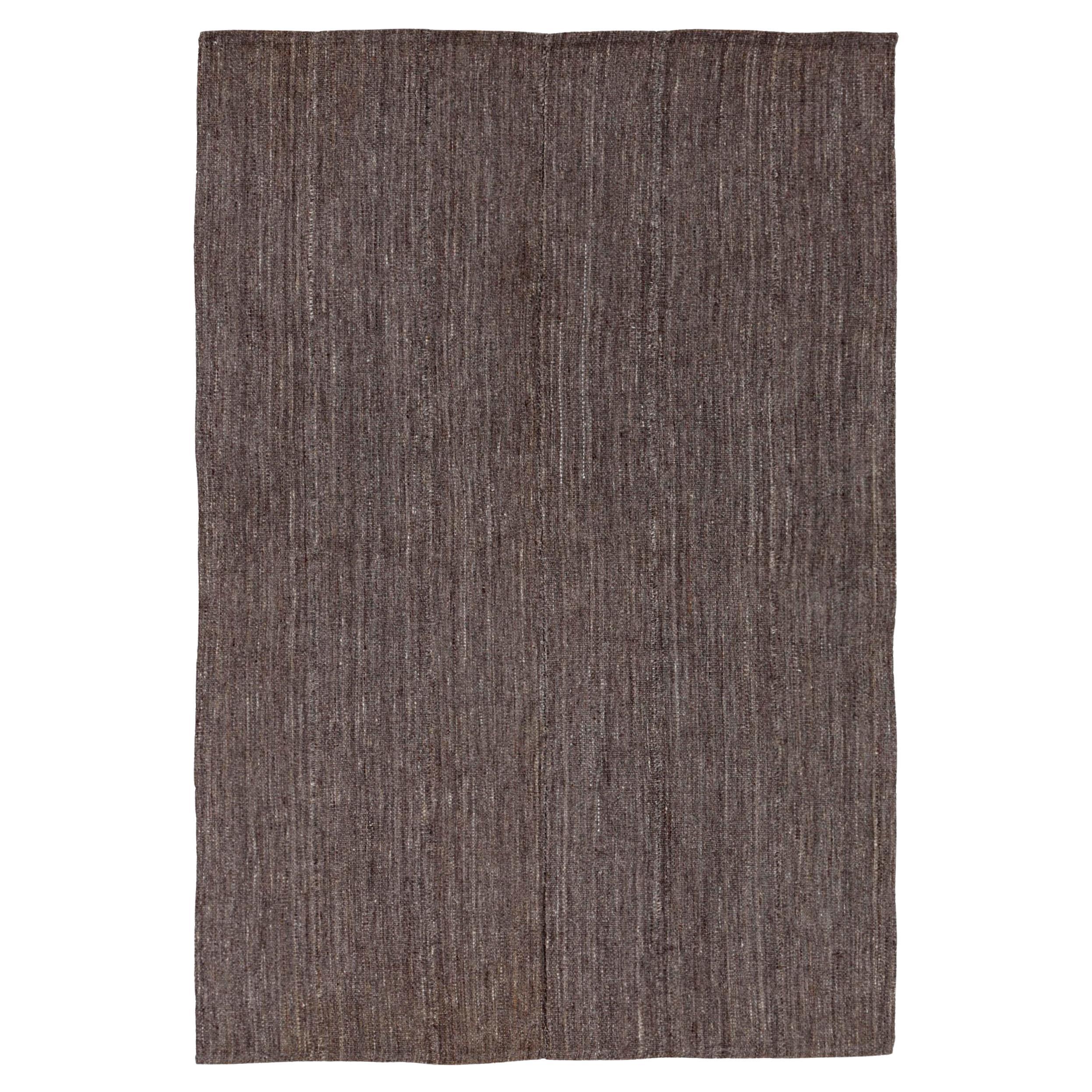 Persischer Kilim Small Rug CIRCA 1940 - Wolle Brown Design - 91331