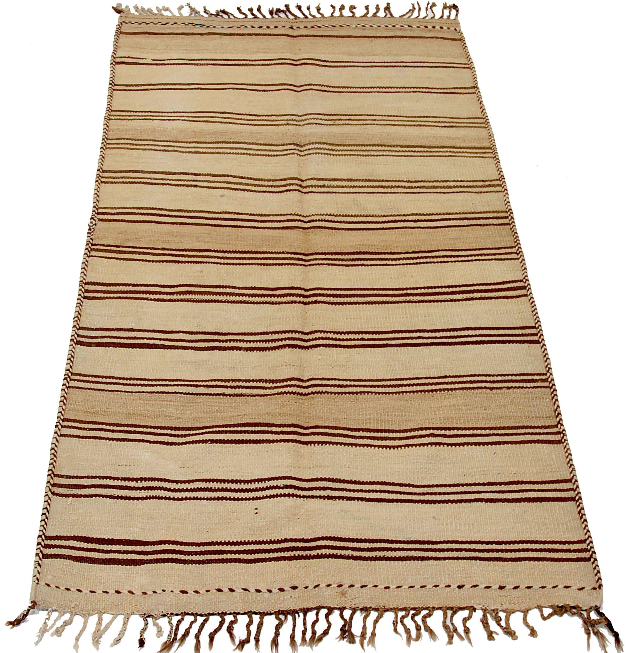 Discover the elegance of Persian Kilim featuring Small Rug in Circa 1910. Designed with Wool and BrownIvory, this exclusive design is perfect for enhancing your space.