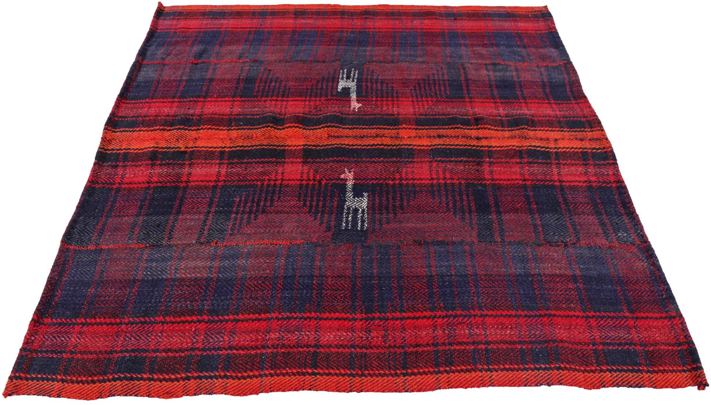 Découvrez l'élégance des Rug & Kilim persans présentant des tapis de sol carrés de Circa 1910. Conçu avec Wool et Blue/OrangeRed, ce design exclusif est parfait pour mettre en valeur votre espace.