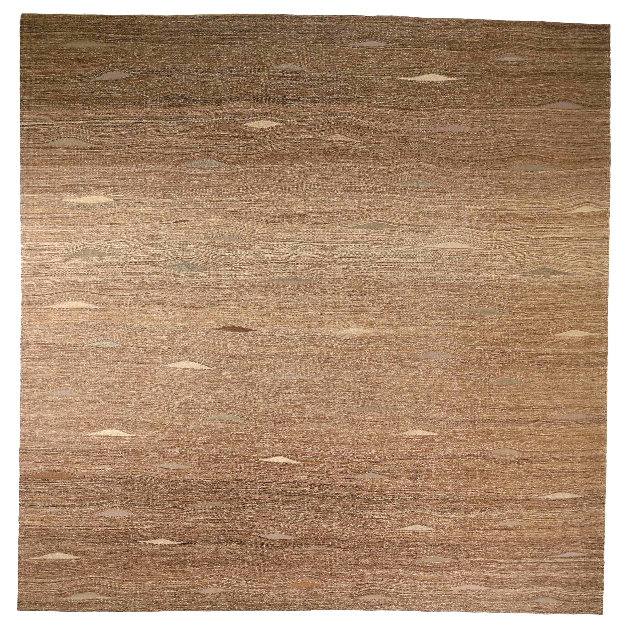 Rug & Kilim Kilim Persan Circa 1990 - Laine Brown Taupe 73883