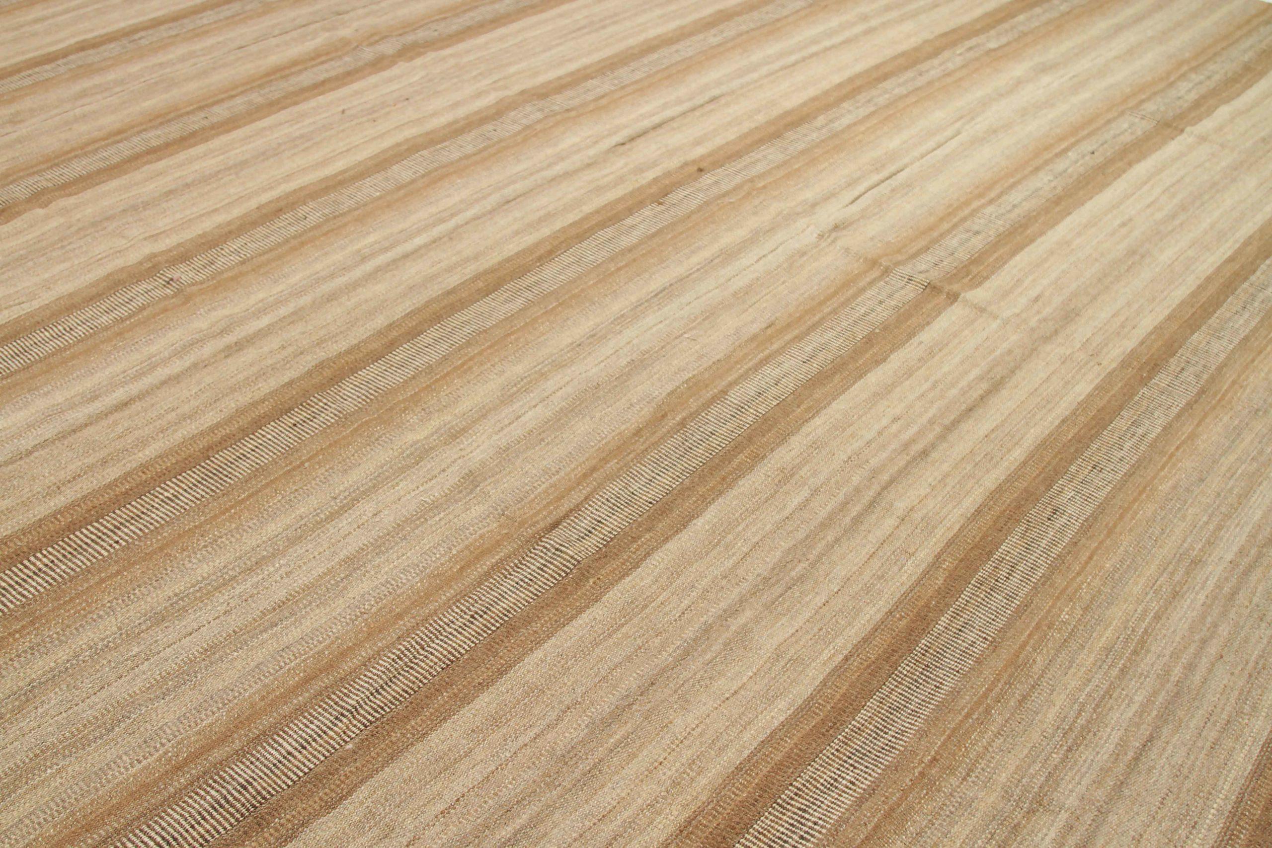 Irakien Rug & Kilim Kilim - Laine Brown Design/One - 88682 en vente