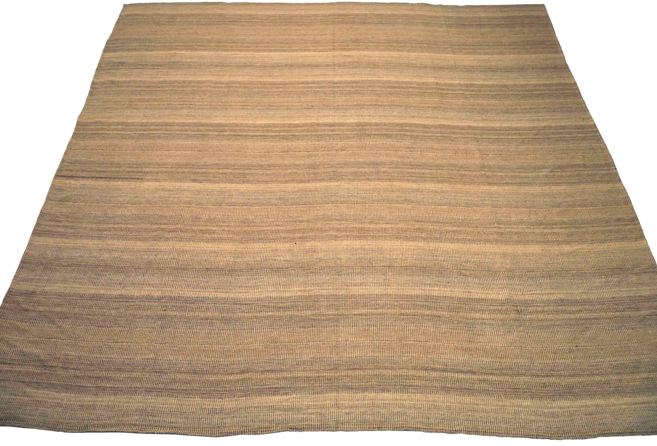 Discover the elegance of Persian Kilim featuring Square Area Rugs in Circa 1880. Designed with Wool and BrownIvoryTaupe, this exclusive design is perfect for enhancing your space.