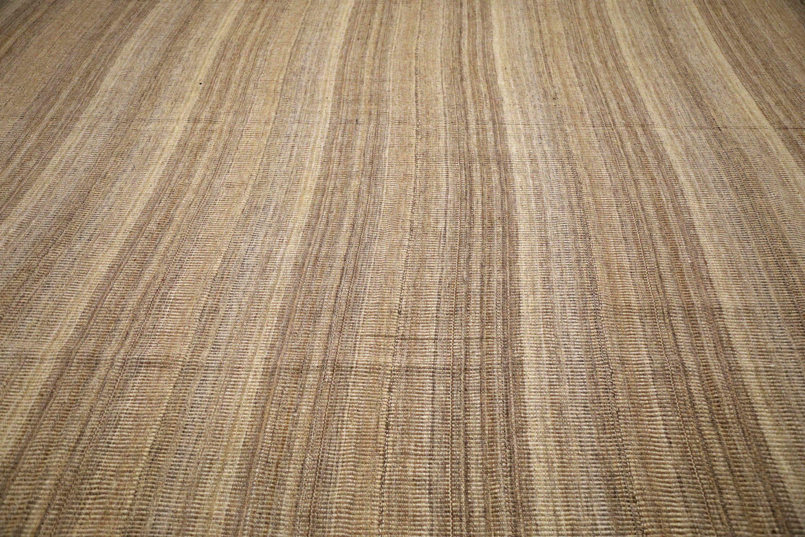 Tappeti persiani Kilim quadrati - Lana Marrone Avorio Taupe - 88629 In condizioni ottime in vendita a Dallas, TX