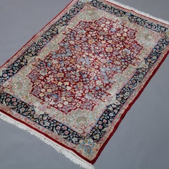 Persian Kirman Oriental Rug, circa 1940