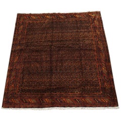 Antique Persian Kurdish Paisley Area Rug, circa 1940