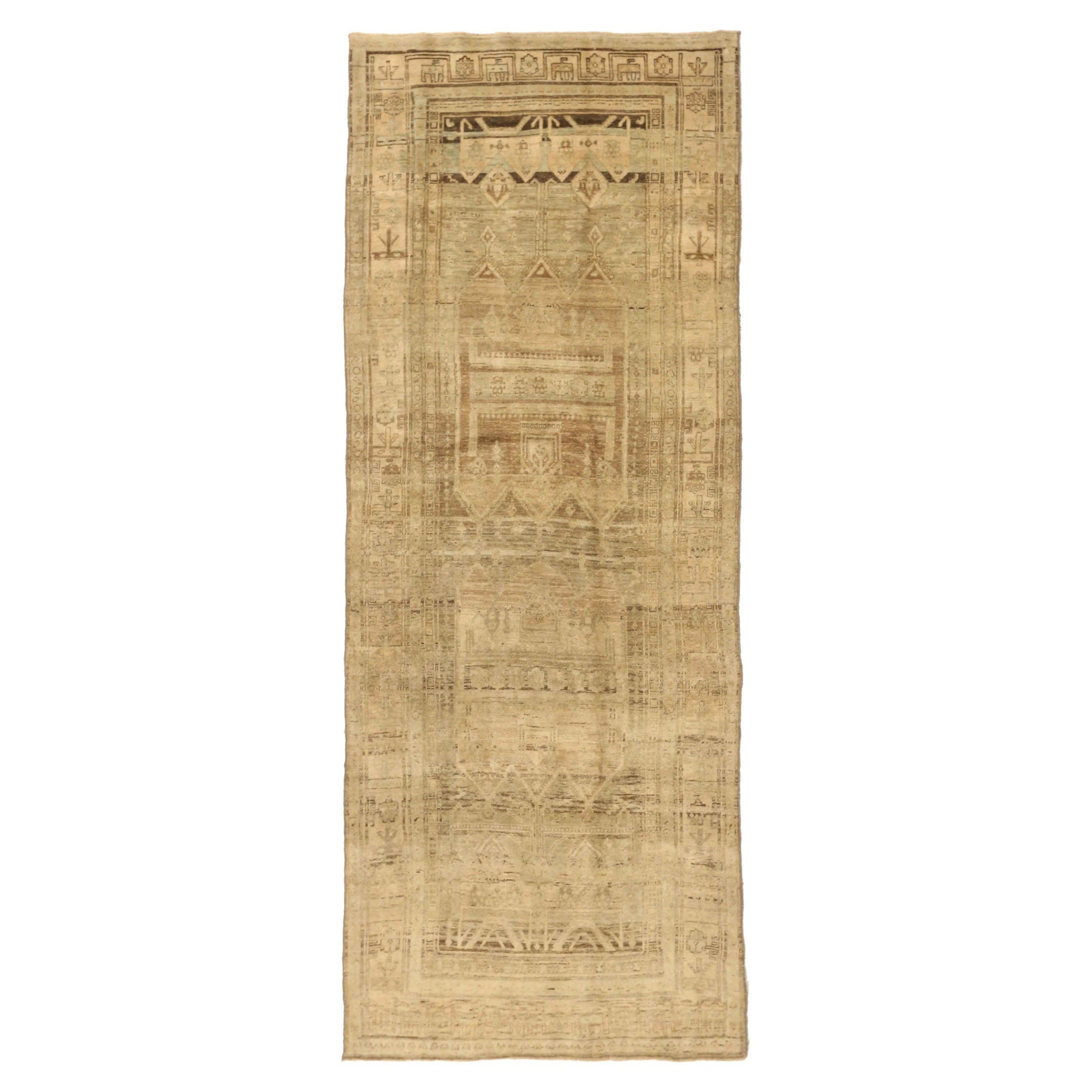 Tapis persan kurde Small Design - Laine Brown Ivory Design - 75527