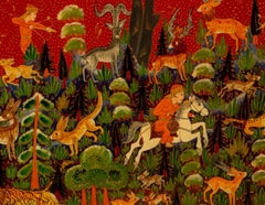 Persian Lacquered Wall Plate