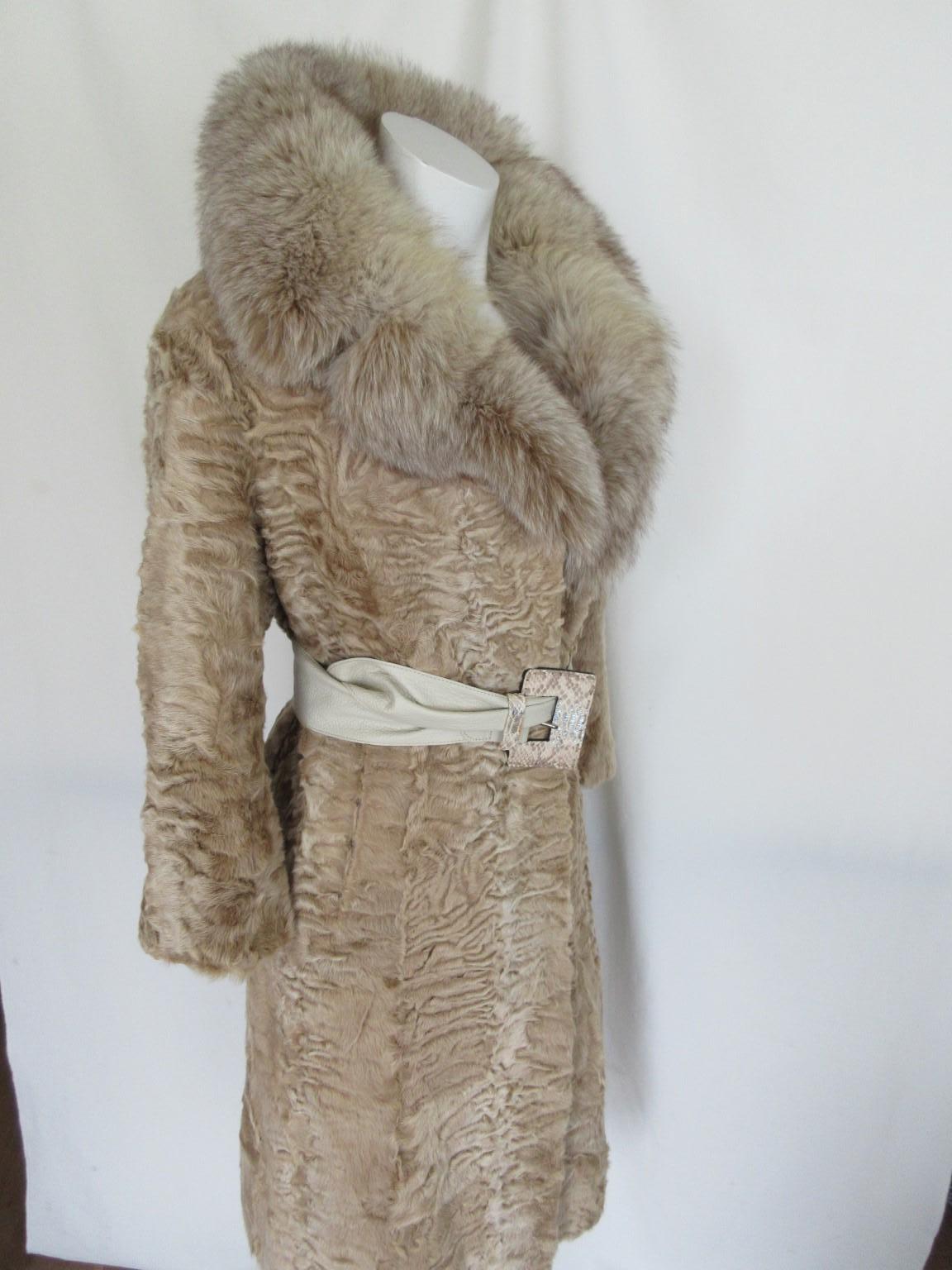 Persian Lamb Fox Fur Coat 5