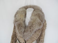 Persian Lamb Fox Fur Coat