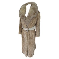 Vintage Persian Lamb Fox Fur Coat