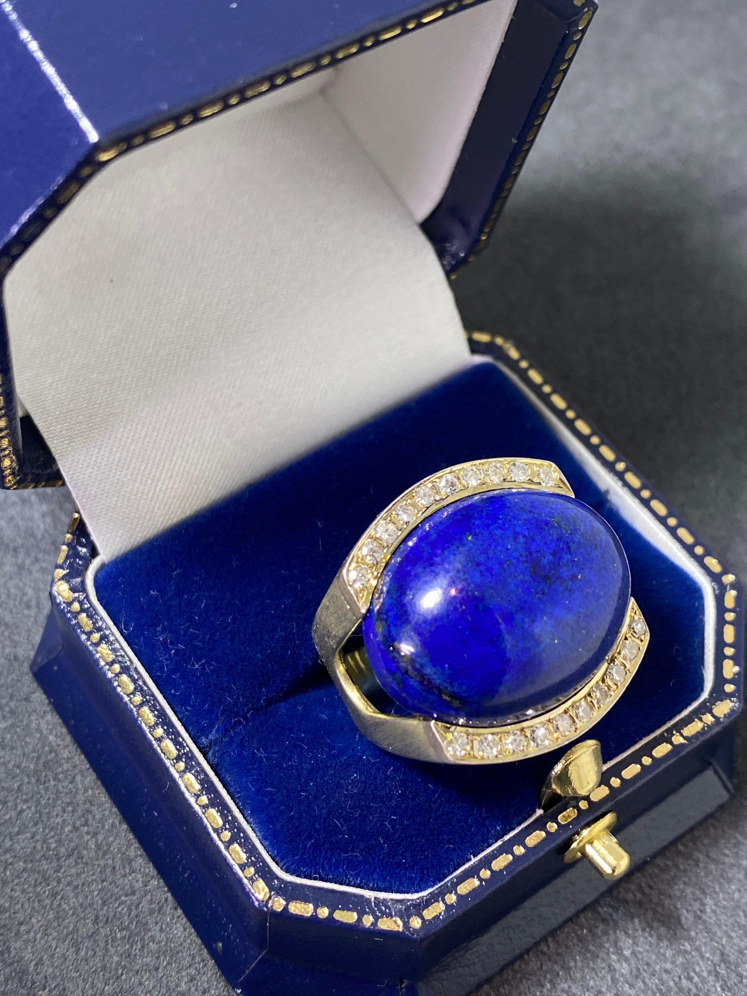 This magnificent handmade piece of Italian provenance will truly make you stand out in a crowd.
Its fabulous design, together with rare & highly sought after gem's size & quality make this piece very special. 

~~~

This Cocktail Ring is featuring