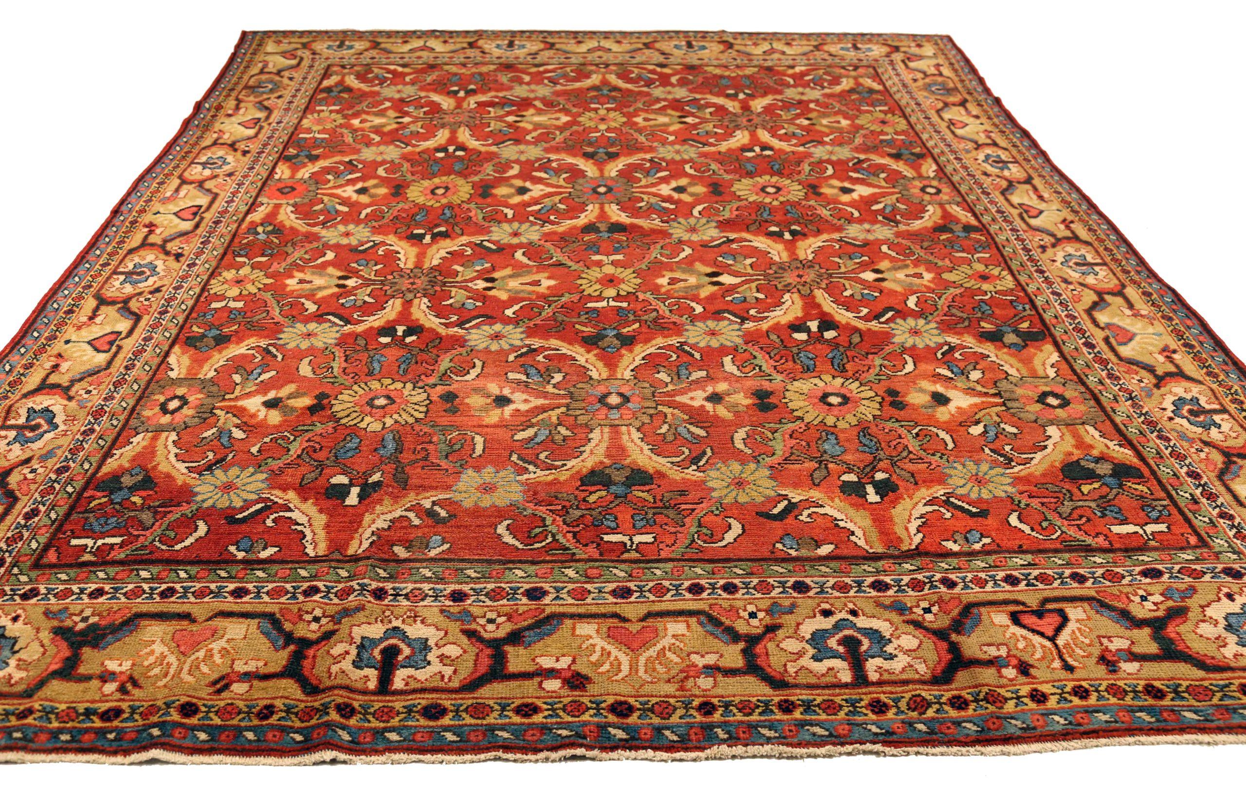 Entdecken Sie die Eleganz von Persian Mahal mit seinen Teppichböden. Dieses exklusive Design, das mit viel Liebe zum Detail entworfen wurde, ist perfekt, um Ihren Raum zu verschönern.