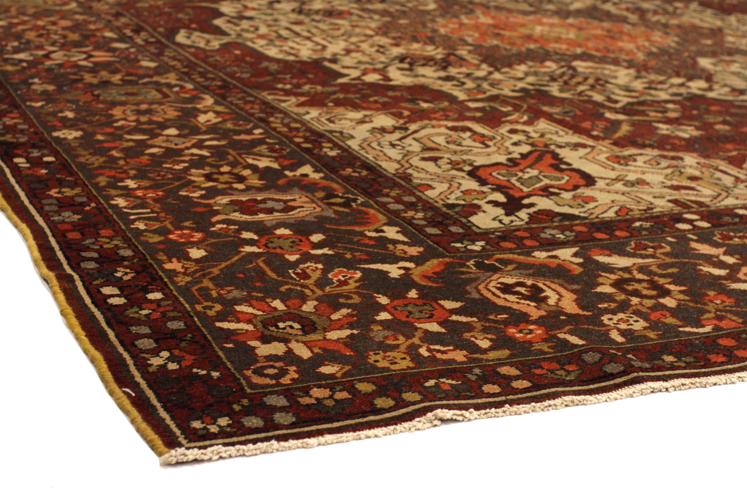 Tapis persans Mahal - 51986 Excellent état - En vente à Dallas, TX