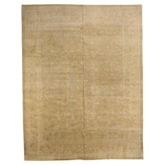 Persische Mahal-Teppiche - Wolle Blau Elfenbein Taupe 73525