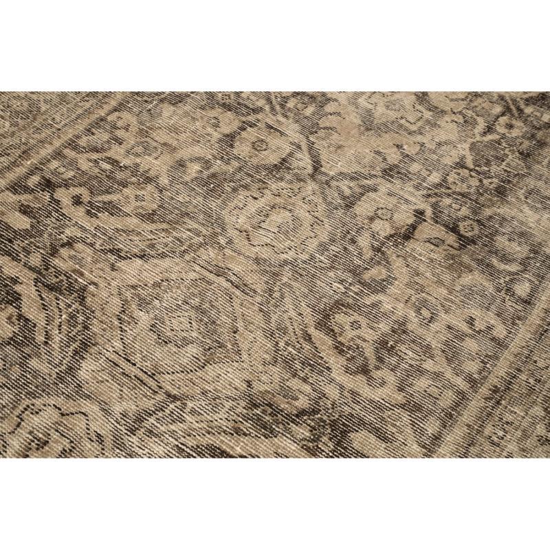 Iracheno Tappeti persiani Mahal - Disegno in lana marrone avorio - 94552 in vendita