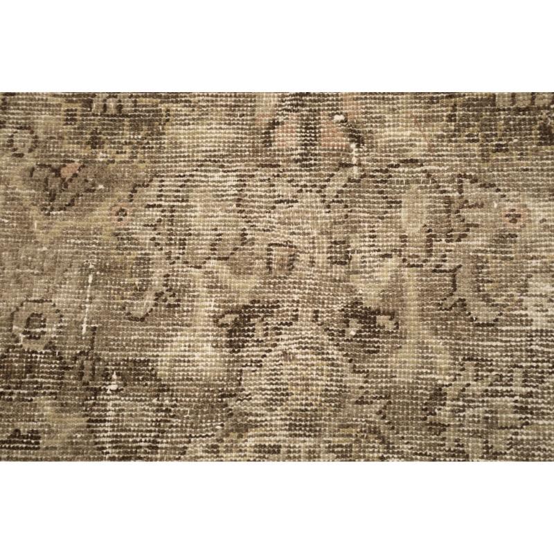 Persische Mahal Teppiche - Wolle Braun Elfenbein Design - 94555 im Zustand „Hervorragend“ im Angebot in Dallas, TX