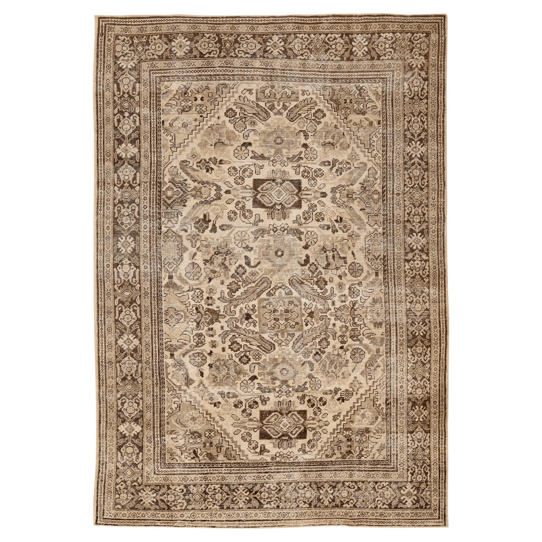 Tapis de sol Persan Mahal - Laine Brown Design/One - 94556