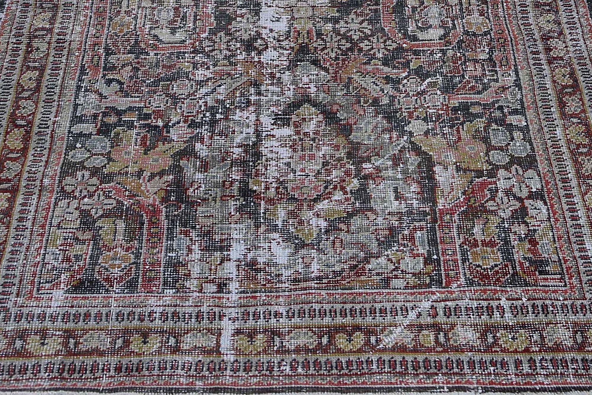 Tappeti persiani Mahal - Lana marrone rosso - 97592 In condizioni ottime in vendita a Dallas, TX