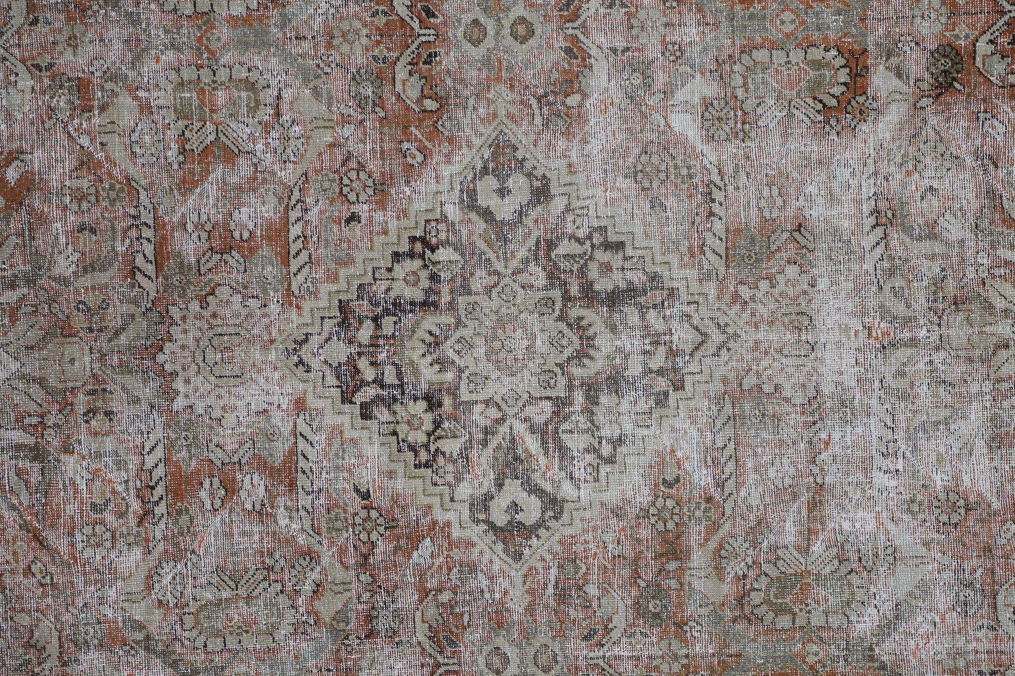 Tappeti persiani Mahal - Lana Marrone Rosso Design - 97633 In condizioni ottime in vendita a Dallas, TX