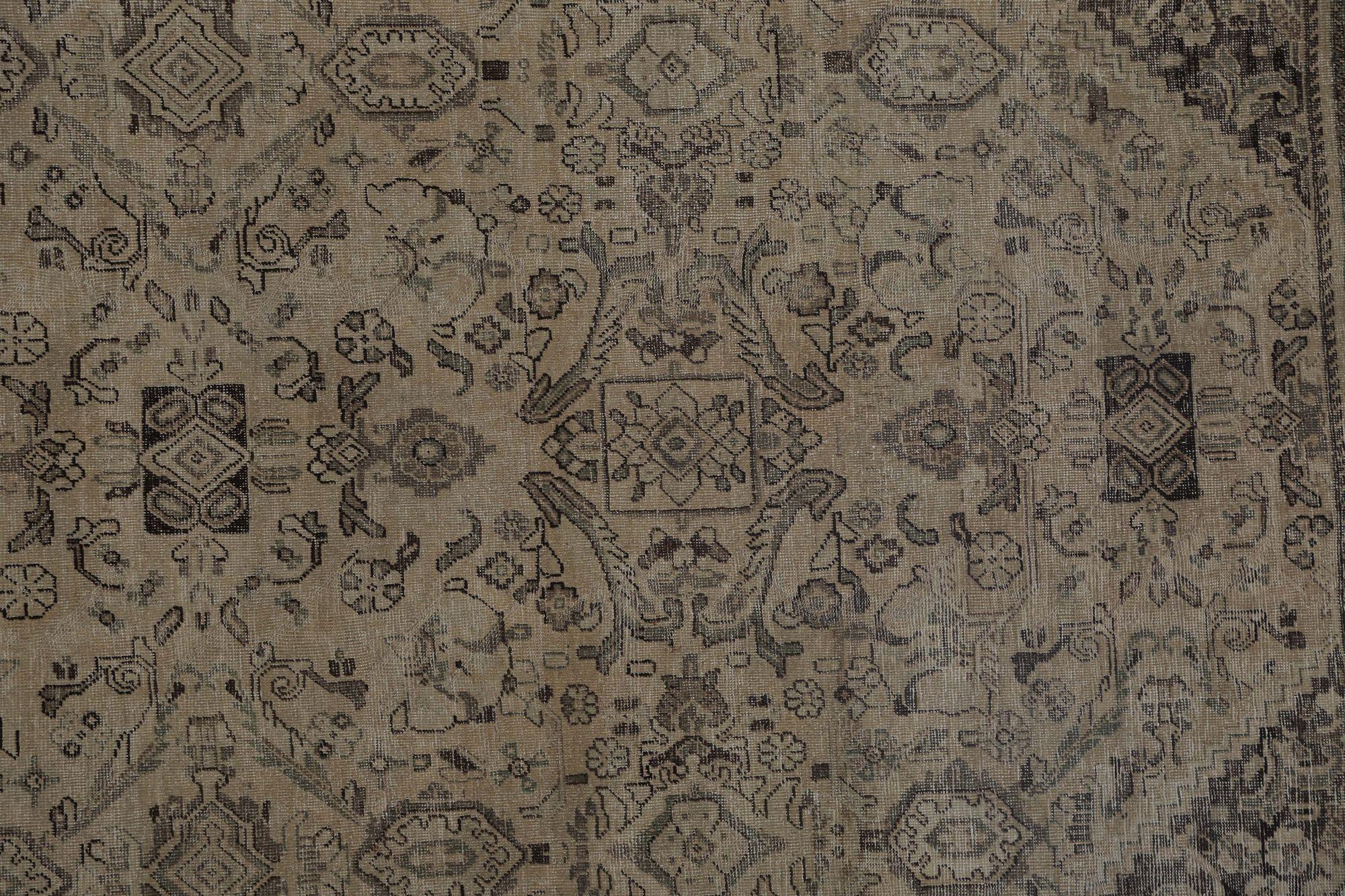 Iracheno Tappeti persiani Mahal - Lana Marrone Taupe Design - 97773 in vendita