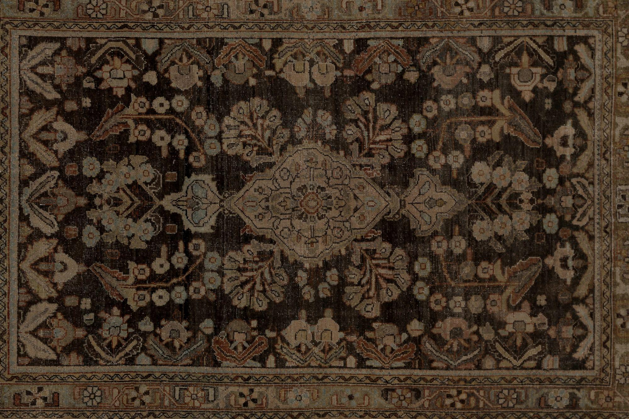 Tappeti persiani Mahal - Lana Marrone Taupe Design - 97816 In condizioni ottime in vendita a Dallas, TX