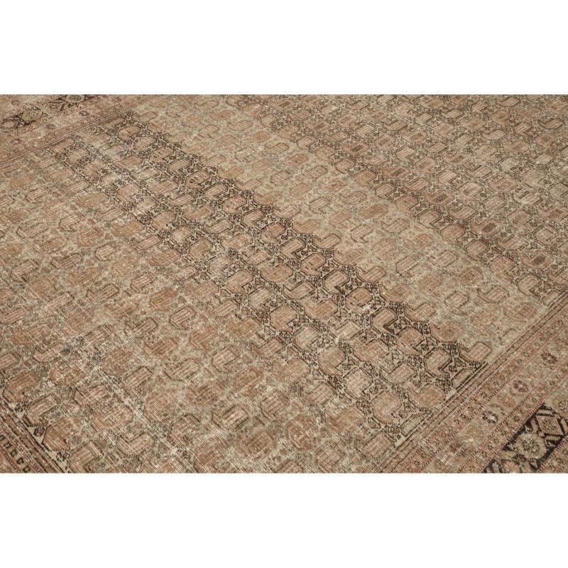 Persische Mahal-Teppiche - Wolle Elfenbeinrosa Design - 94557 (Irakisch) im Angebot