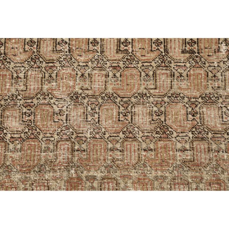 Persische Mahal-Teppiche - Wolle Elfenbeinrosa Design - 94557 im Zustand „Hervorragend“ im Angebot in Dallas, TX