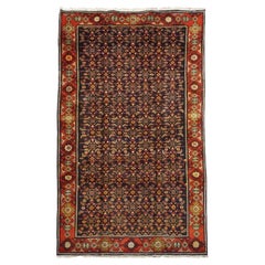 Persian Mahal Herati Fish Gallery Runner, circa 1940