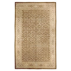 Persian Mahal Over Size Rug - Wool Brown Ivory 73535