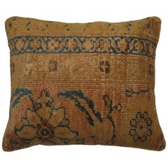 Antique Persian Mahal Rug Pillow