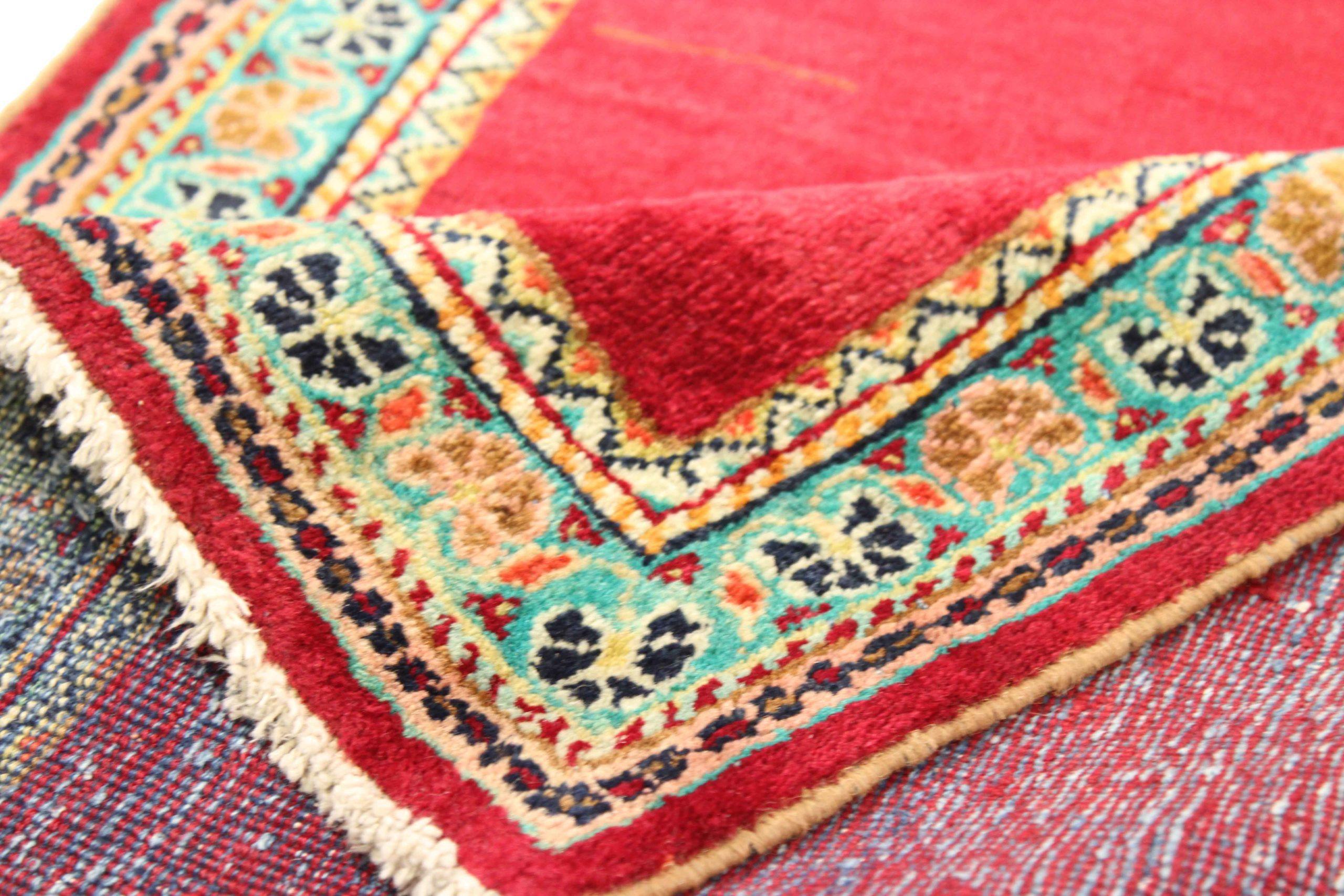 Asiatico Tappeto Persiano Mahal Runner Circa 1880 - 52149 in vendita