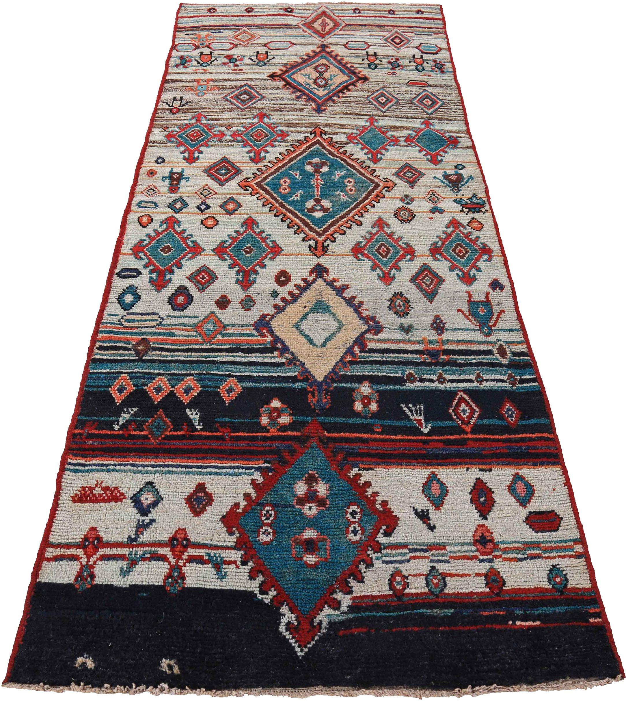 Discover the elegance of Persian Mahal featuring Runner Rug in Circa 1880. Designed with Wool and BlueIvoryRed, this exclusive design is perfect for enhancing your space.