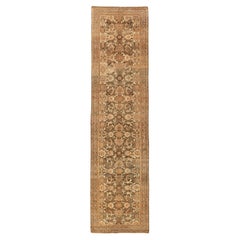 Tappeto Persiano Mahal - Lana Marrone Avorio Rosa - 75541