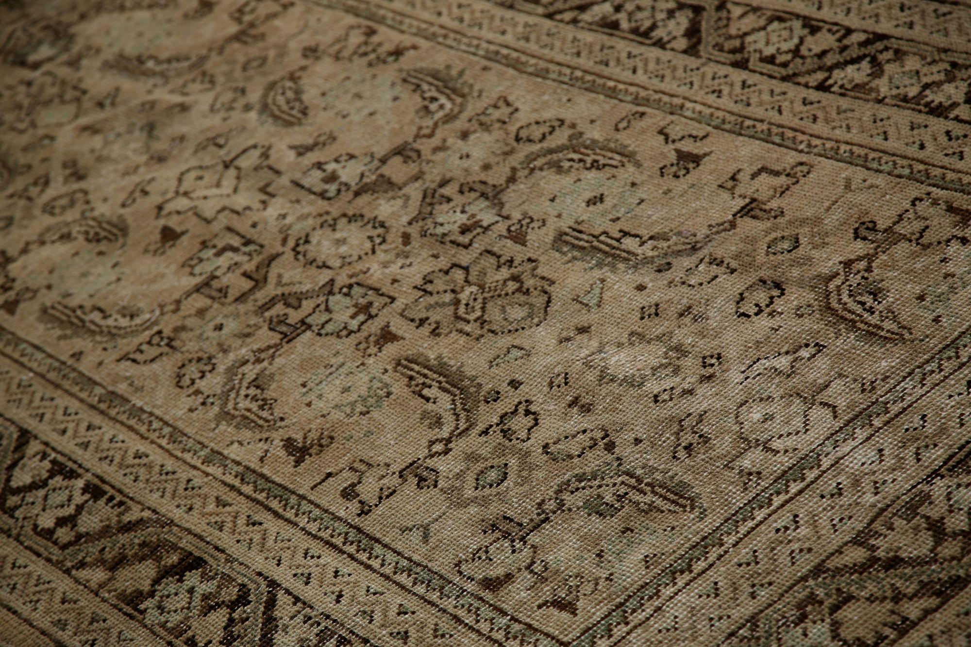 Iracheno Tappeto Persiano Mahal - Lana Marrone Taupe Design - 97796 in vendita