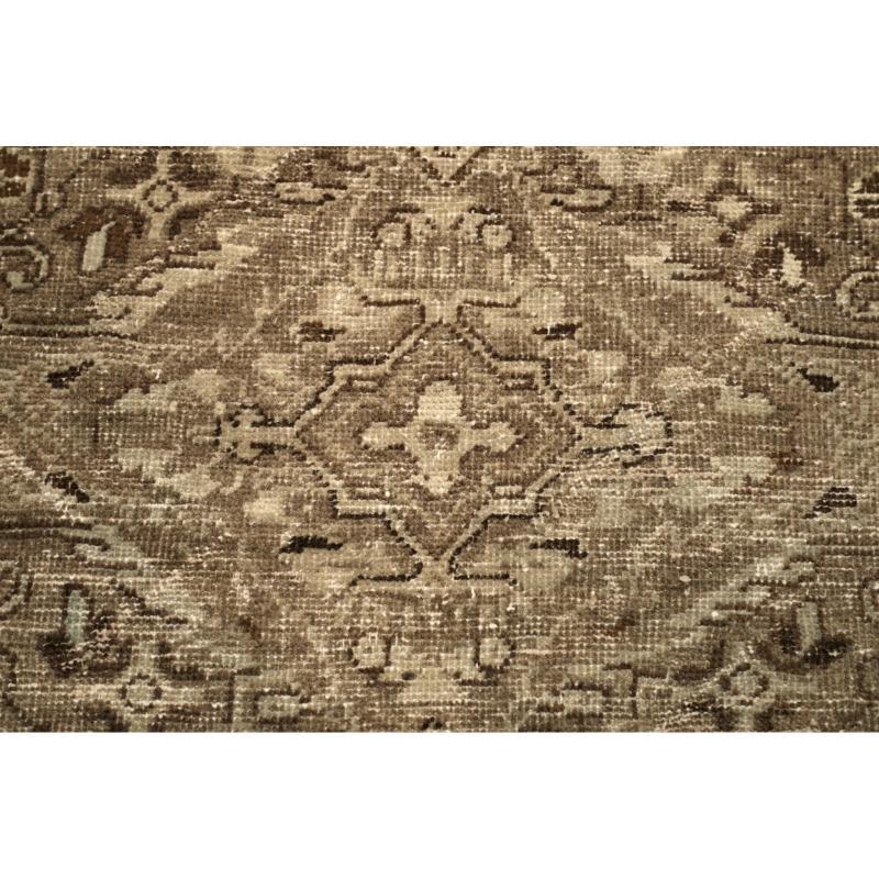 Tappeto Persiano Mahal - Lana Avorio Taupe Design - 94574 In condizioni ottime in vendita a Dallas, TX