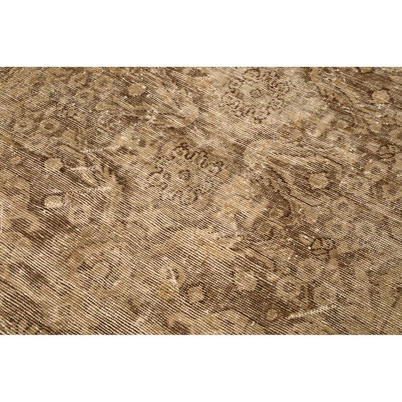 Asiatico Tappeto Persiano Mahal Small - Lana Marrone Avorio Design - 94593 in vendita